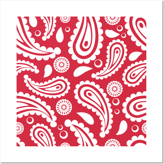 Red Hanky Wall Art by JasonLloyd